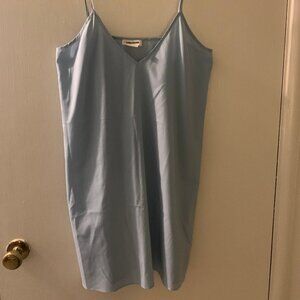 Zadig & Voltaire light blue silk cami dress